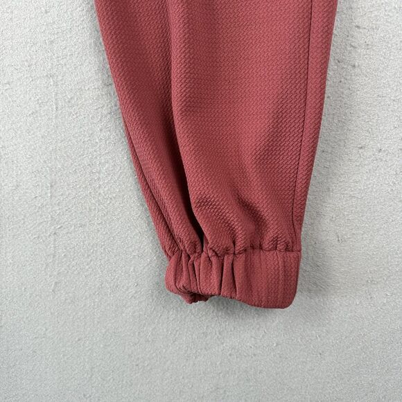 Shop Meg Cuffed Leg‎ Trousers Women’s XS Red Tapered Leg Stretch Pocket Mid Rise - Picture 3 of 16